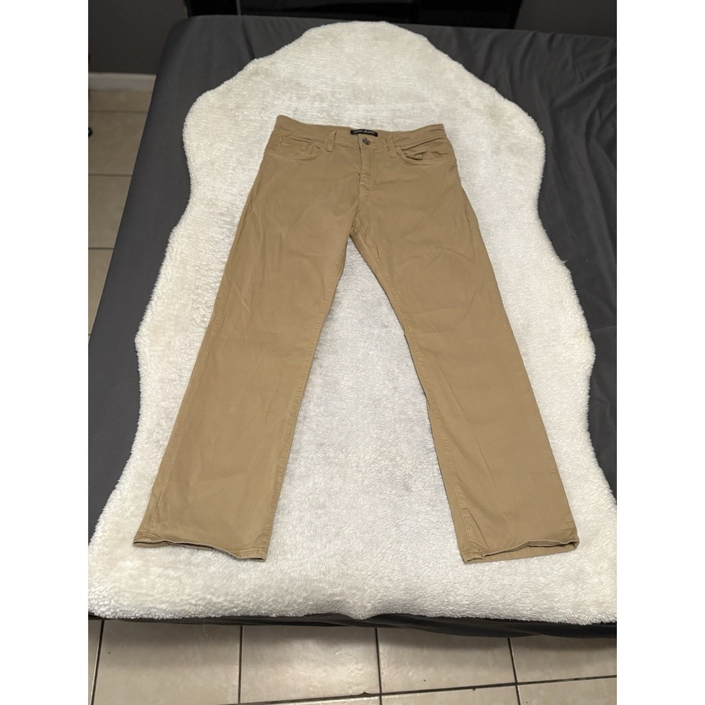 Mavi Matt Relaxed Straight Mens Tan Chino Pants Size 32x30 Pants Stretch‎
